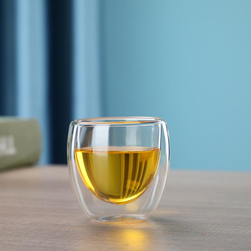 

80-650 мл Двойные стенки Стеклянная кружка Устойчивая кружка для чая, пива, кофе, молока, лимонного сока Чашка Посуда для напитков Любительские кофейные чашки Подарки Творчество