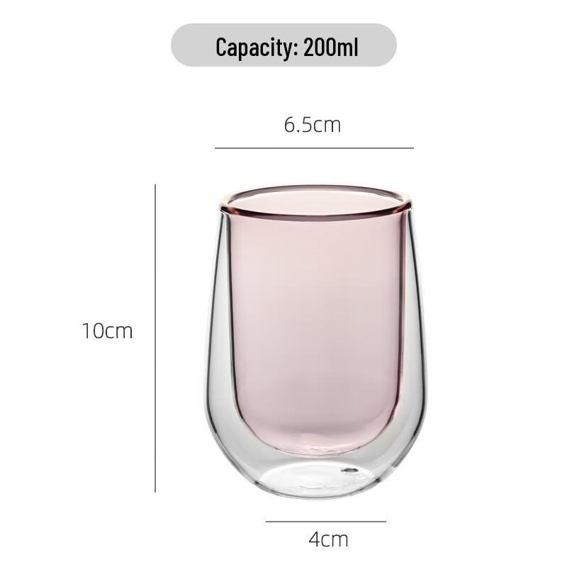 Double-Layer High Borosilicate Glass Cup