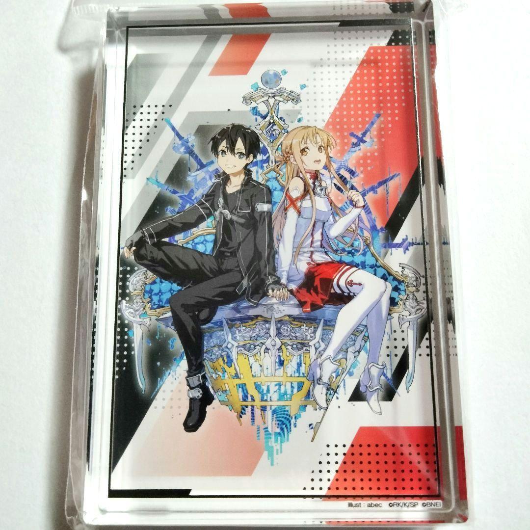 Used abec Sword Art Online SAO Kirito Asuna Acrylic Block