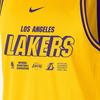 Nike Dri-Fit Printed Basketball Tank Top NBA Los Angeles Lakers Men Tops Yellow DR2273-728