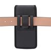 Men's Leather Vertical Belt Phone Case with Magnetic Closure for 6.1-6.7 Inch Devices - Ideal for Seniors