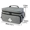 Portable Medicine Carry Bag Large Capacity Layered Medicine Boxes Medicine Kit Bag  Travel