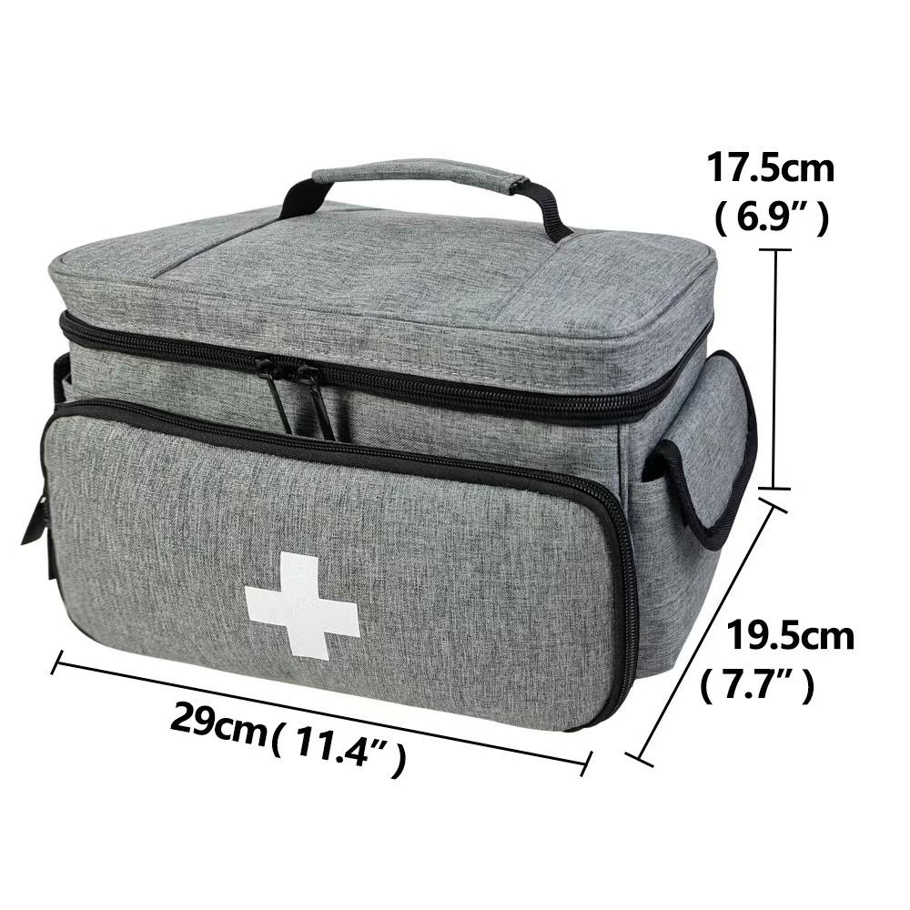 Portable Medicine Carry Bag Large Capacity Layered Medicine Boxes Medicine Kit Bag  Travel