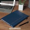 Kokuyo (KOKUYO) Notebook Cover, Systemic Ring, Notebook Compatible, B5, Leather, Dark Blue, 40 Sh...
