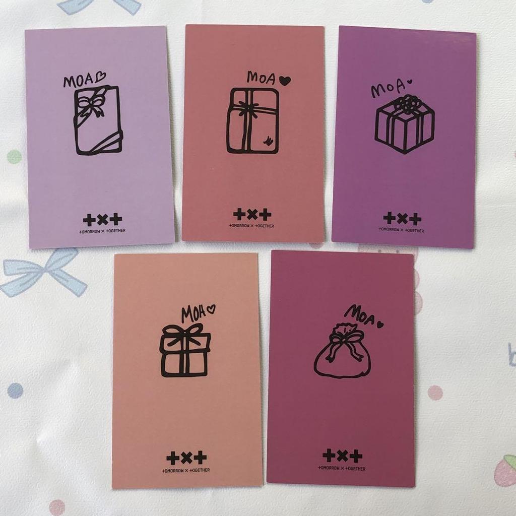 [USED] TXT KBS Gayo Daejeon Musicbank Sanok Tuba 5 Trading Cards