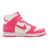 Nike Dunk High Wygodne Wszechstronne Antypoślizgowe Wytrzymałe Wysokie Buty Skateboardowe Damskie Trampki Różowo-Białe 308319-127