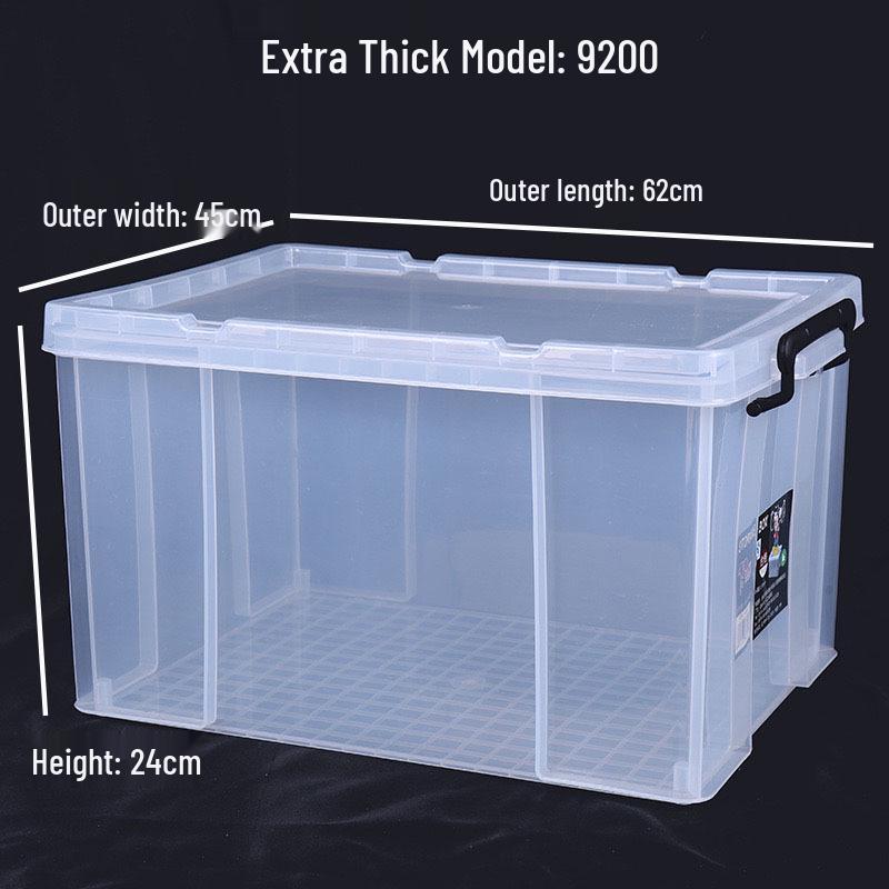 Large Transparent Handheld Food-Grade Storage Box