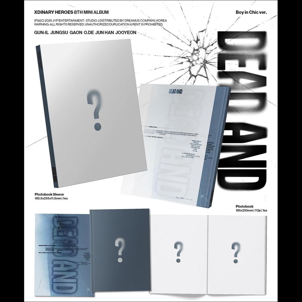 [Vorbestellung] Xdinary Heroes DEAD AND (Fotobuch ver.) / 8. Mini-Album + kostenloses Geschenk