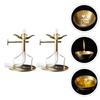 Telescopic Adjustable With Wick Brass Oil Lamp Alloy Wick Base Buddha Supplies Wick Stand Wick Holder