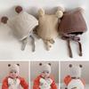 3-24 Months Soft Knitted Cap Wool Ball Kids Beanie Hats Fashion Bonnet Cap  Boys Girls
