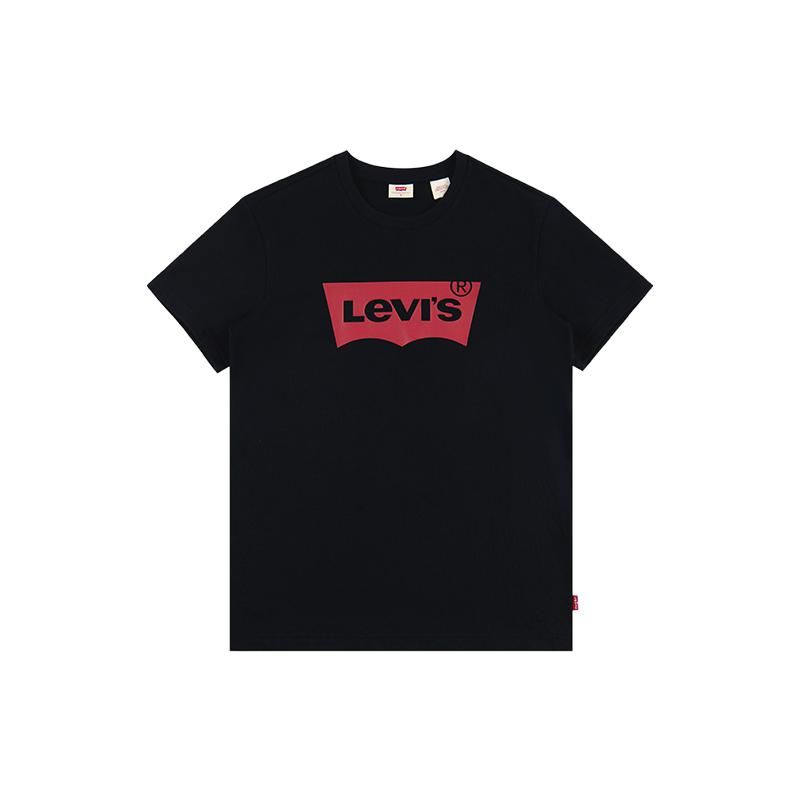 

Женская футболка Levis с принтом букв, тяжелая, повседневная, с коротким рукавом, топы, черная A2806-0000 XS