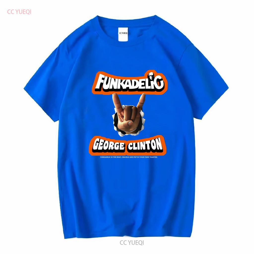 George Funkadelic Clinton T Shirt vintage Washed Versatile Unisex Comfortable Top For Everyday Wear graphic fashion