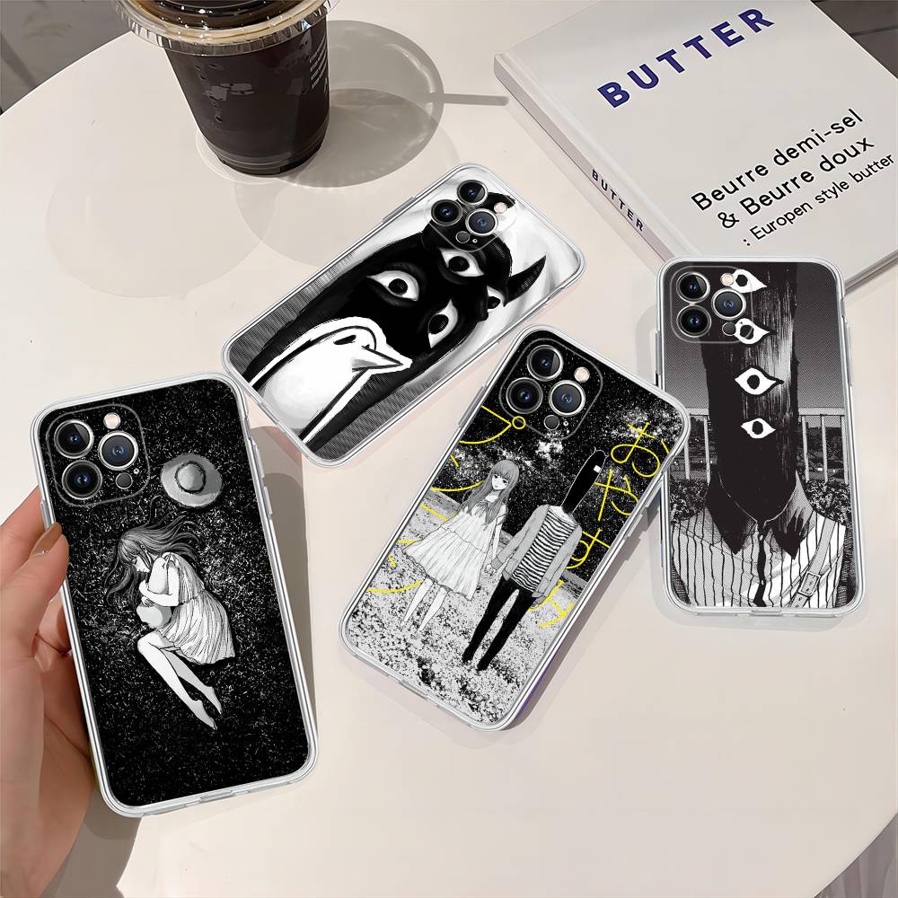 Cartoon Goodnight P-Punpun TPU Silicone Case For IPhone 11 12 13 14 15 16 17 Pro Max Shockproof Clear Back Cover
