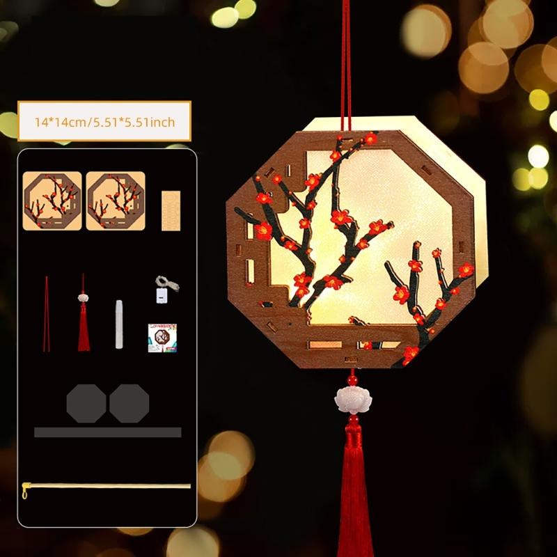Lovely Rabbits Light Hanging Decors Portable Autumn Festival Rabbits Light Decoration for Cultural Enthusiasts