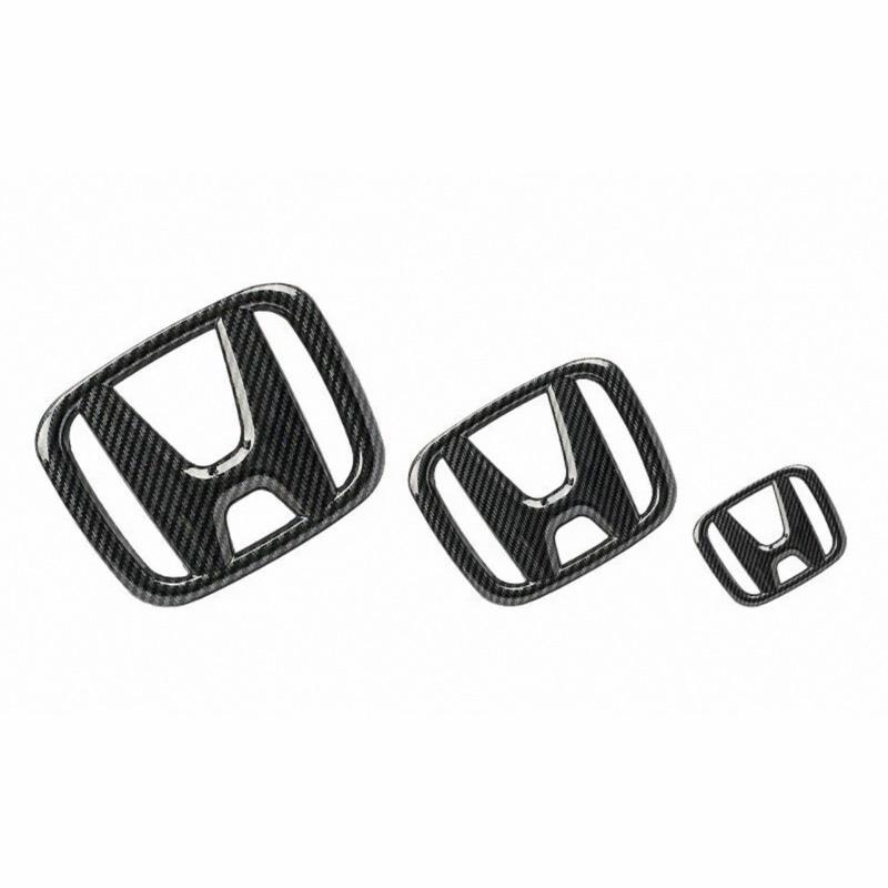 FSUN1 Car Badge Stickers Front Grille Trunk Steering Wheel Logo Accessories For Honda Civic CRV 10th 11th Gen Civic 10th Gen Accord