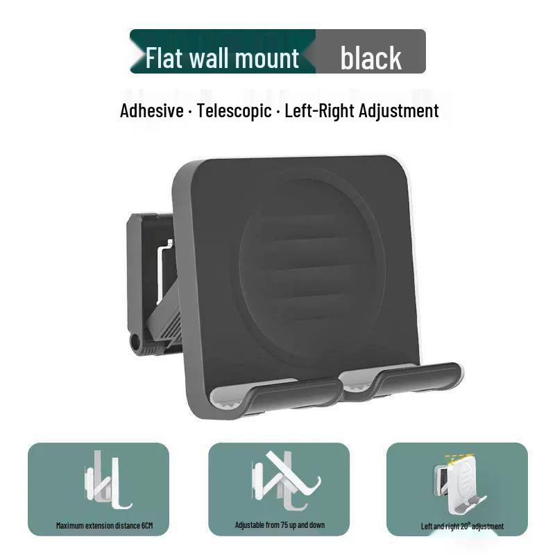 

Universal Adjustable Wall Mount & Desktop Phone Holder for Multiple Rooms чёрный