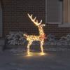 3D Reindeer 140 LEDs Warm White 128 Cm PET