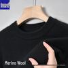 Men's High Neck Double Roll Wool Sweater - Soft, Warm, Solid Color, Close-Fitting Base Layer, Trendy Knitted Design