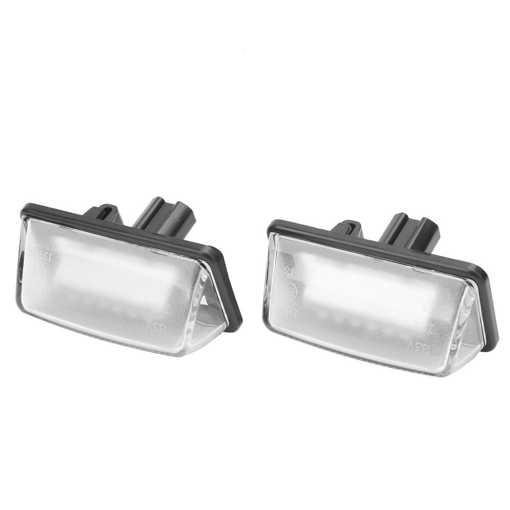 2 stk LED Skiltlys 6500K Lavt Strømforbruk Passer for Corolla Crown Starlet