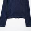 2025 Spring/Summer Women's Round Neck Denim Jacket & High-Waist Casual Shorts Set