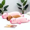 Flauschiges Capybara Langes Kissen Kawaii Capybara Maus Plüschtier Weiches Wasserschwein Tier Stofftier Kindergeburtstagsgeschenke