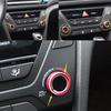 For Hyundai Elantra 2017-2018 Red Aluminum Console Air Conditioning Knob Trim 2X