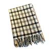 Premium Atmosphere Cross Grid Scarf Winter Versatile Warm Student Scarf British Street Style Scarf