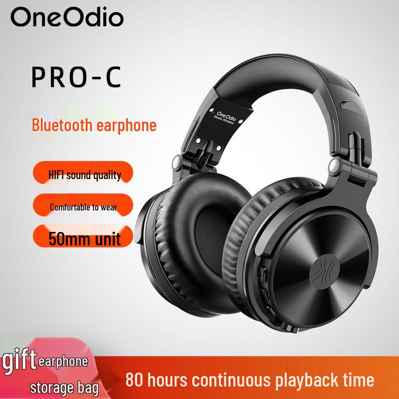 OneOdio Wireless Over-Ear Bluetooth Monitoring Headphones with Wired Stereo Option