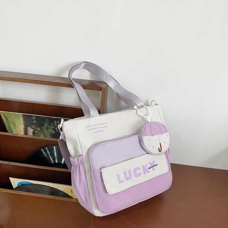 Torba na ramię dla uczniów szkoły podstawowej Damska torba typu tote Duża pojemność Torba na podręczniki do klasy