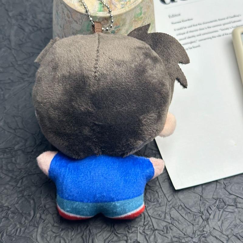 Detective Conan Anime Conan Edogawa Plush Toy Backpack Pendant Decoration Dolls Children's Birthday Gift