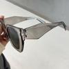 Vintage Designer Polygon Sunglasses Women Men Luxury Fashion Trendy Punk Orange Big Shades