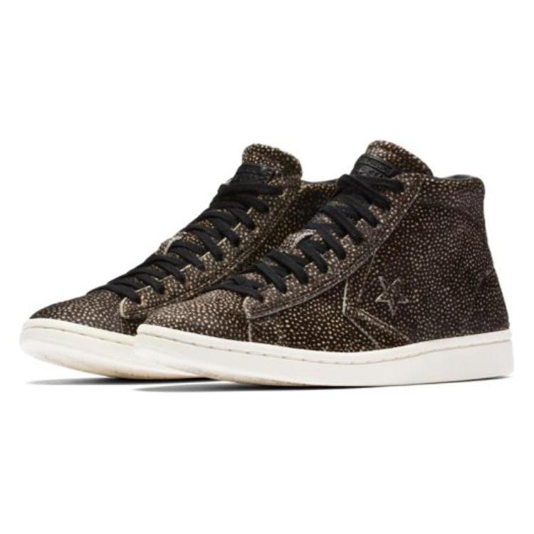 (KADIN) Converse Pro Leather LP Mid 'Siyah Beyaz Egreti' Kadın 558017C