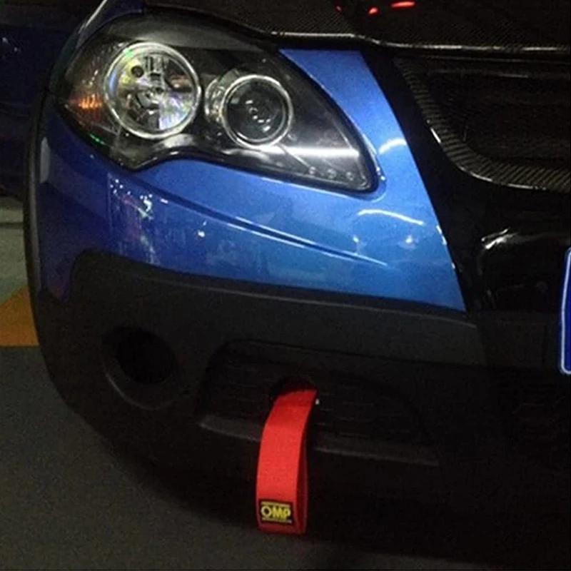 26cm Nylon Abschleppgurt Hochfeste Auto Rennsport Abschleppseile mit Abschleppanhängerseilen Autoanhängerseile Stoßstangenanhänger Abschleppgurt