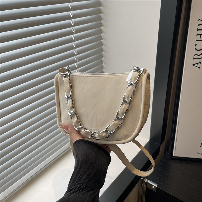 High-end Niche Bag, Fashionable Crossbody Bag, Single-shoulder Saddle Bag