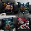 Superpower Cartoon Anime G-Guilty Crown 3 Linen Cushion Covers For Decorative Sofa Home Pillows Case Car Chair Pillows Cases