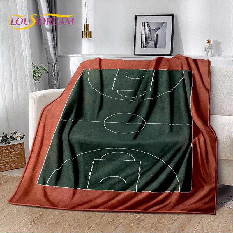 Basketball Art Cartoon Soft Plush Blanket,Flannel Blanket Throw Blanket for Living Room Bedroom Bed Sofa Picnic Cover Bettdecke