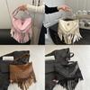 Bohemian Fringe Single Shoulder Bag With Rivets Pu Material For Casual Day Use