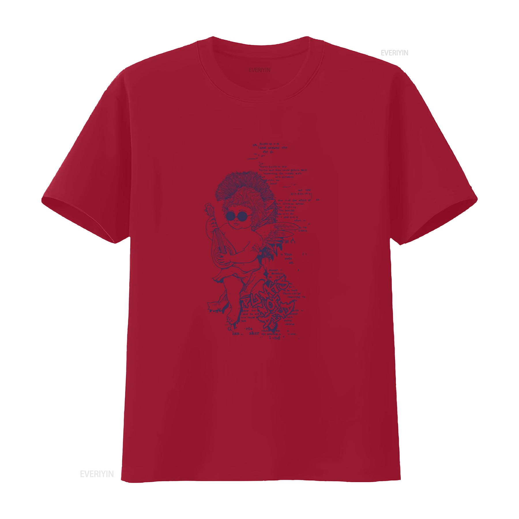 

Punks Not Dead Angel T Shirt Music DJ MC Punk Rock New Wave Musician Noise Print vintage Washed Breathable Casual homme S