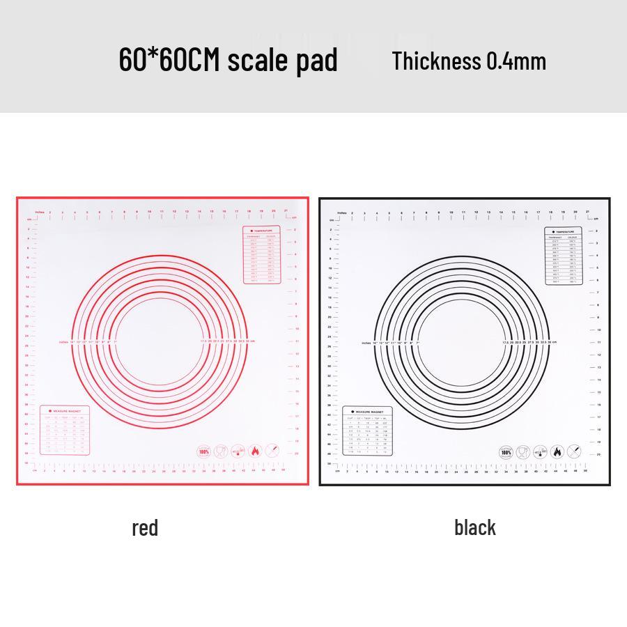 Silicone Baking & Kneading Mat - Heat-Resistant, Food-Grade, Large Cutting Board for Pizza & Macarons