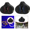 Bike Seat Soft Wide Cycling Cushion Pad Shock Absorbing Mountain Bike Exercise Bike Breathable PU for Men Women Bicycle Saddle