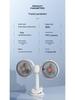 Dual-Headed Smart Clip & Wall-Mount Fan, Portable Low-Noise Circulation Desktop Fan for Home