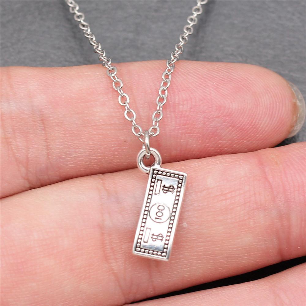 

Музыкальные спортивные чокеры 40 см короткая цепочка ожерелье пара ювелирные изделия вечеринка модные подарки для A31-1pcs-7x15mm