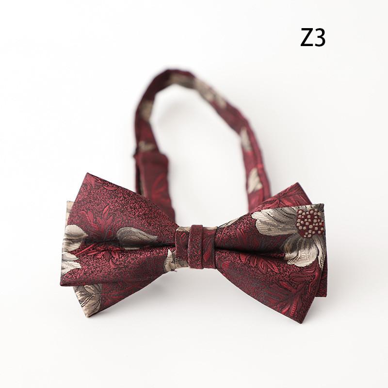 Klasyczny poliestrowy krawat w kwiaty dla mężczyzn, w formalnym stylu, na wesela