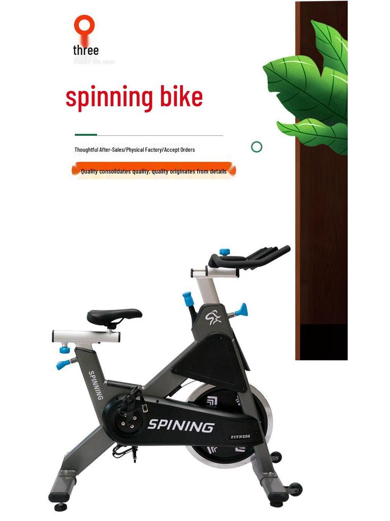 Silent Belt Spin Bike for Home & Gym Use - Aerobic Exercise Equipment
