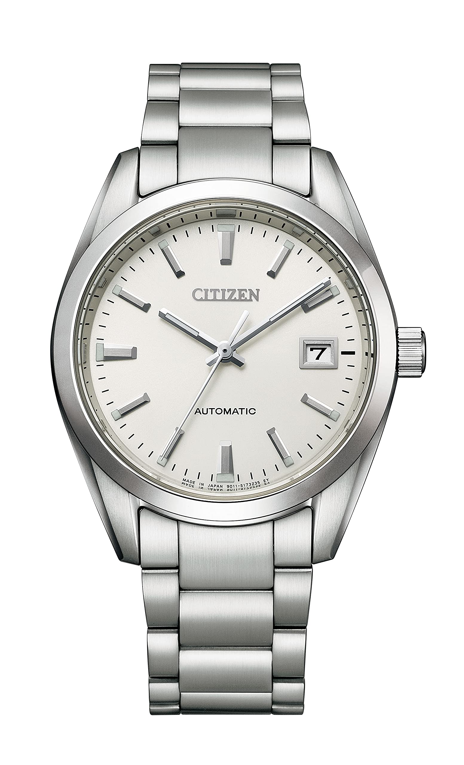 

[CITIZEN] Наручний годинник Чоловічий CITIZEN COLLECTION NB1050-59A Механічний годинник Водонепроникний Сріблястий Білий...