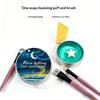 Natural Makeup Brush Cleaner Soap Multi Functional Washing Outdoor Portable Cosmetics Travel Beauty Cleaner Tools Reusable