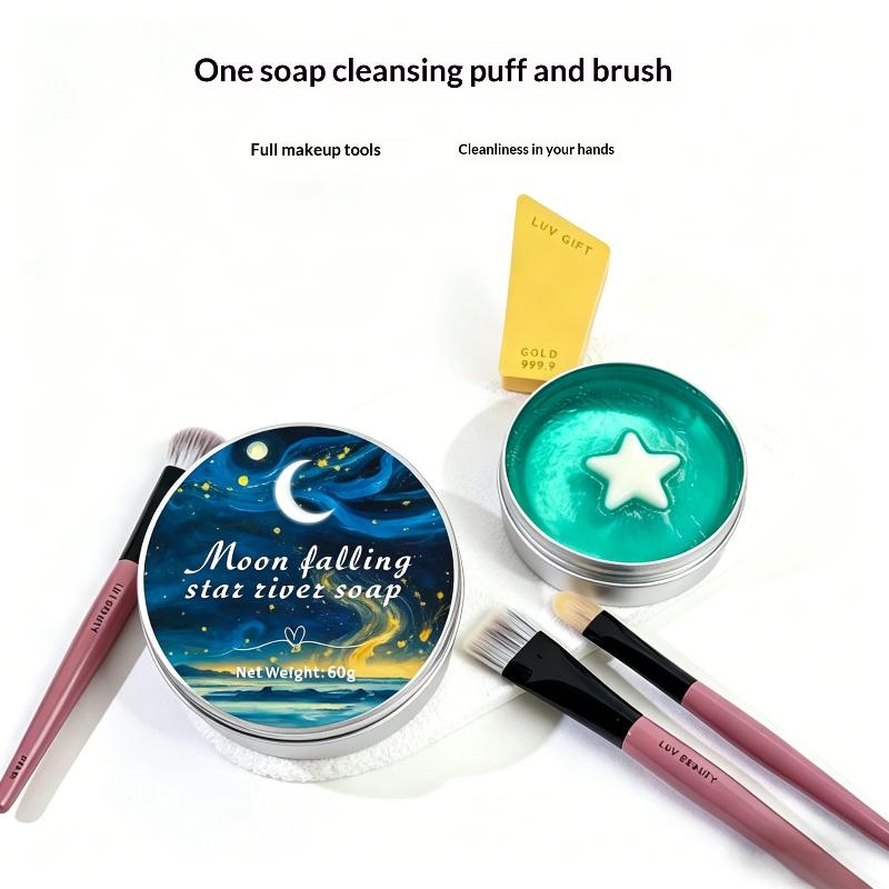Natural Makeup Brush Cleaner Soap Multi Functional Washing Outdoor Portable Cosmetics Travel Beauty Cleaner Tools Reusable
