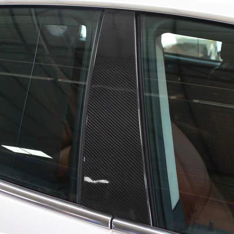 For Toyota Land Cruiser LC300 2007-2015 8PC Window Trim Covers Center Film Column B C Pillar Posts Sticker Car Accessories