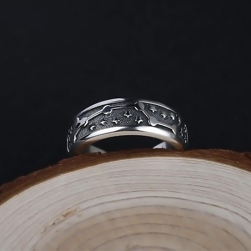 Adjustable Sterling Ring Men Women Vintage Star Constellation Band Minimalist Finger Jewelry