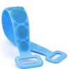 Soft Silicone Back Scrubber Long Handle Bath Brush + Body Scrubber Bath Belt Combination Combo, Super-Exfoliating & Lathering Body Scrubber, Showe